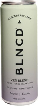 Blncd Thc Cbd Zen Blend Blackberry Lime