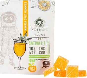 Nothing But Canna Mimosa Split Delta 5mg 10pc