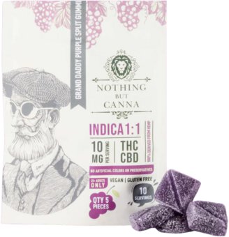 Thc Nothing But Canna Grand Daddy Purple Gummy 10mg