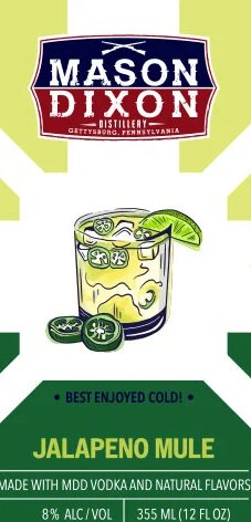 Mason Dixon Jalapeno Mule 4pk 12oz Can