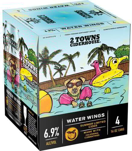 2 Towns Ciderhouse Water Wings Summer Shandy Cider