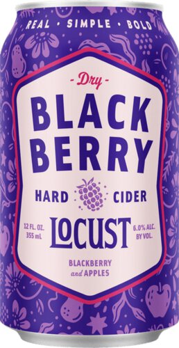 Locust Cider Blackberry 6x12oz