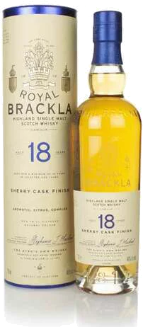 Royal Brackla Single Malt Scotch Sherry Cask Aged Years
