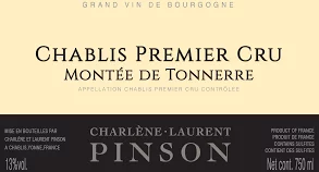 Charlene Laurent Pinson Chablis Premier Cru Montee De Tonnerre