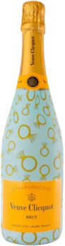 Veuve Clicquot Brut Blue Engagement Ring Wrap
