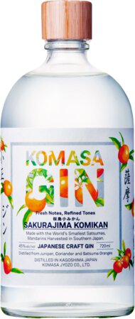 Komasa Sakurajima Komikan Japanese Craft Gin