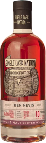 Single Cask Nation Ben Nevis 10 Year