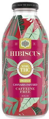 The Hemp Division Hibiscus 30mg THC Iced Tea