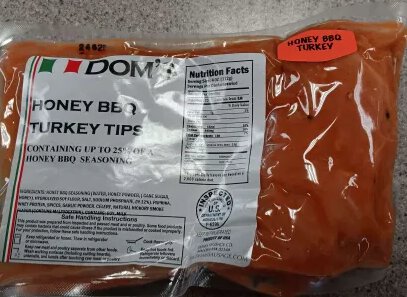 Dom's Honey Bbq Turkey Tips