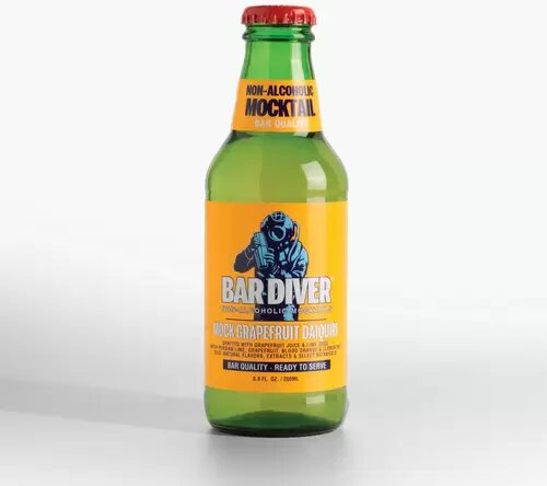Bar Diver Mock Grapefruit Daquiri
