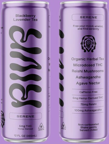 Rivr Serene Blackberry Lavender Tea 5mg THC Tea
