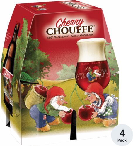CHERRY CHOUFFE BELGIAN ALE W/ CHERRIES 4PK BOTTLE