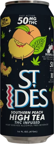 ST Ides Southern Peach 50mg THC High Tea