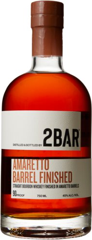 2Bar Amaretto Barrel Straight Bourbon