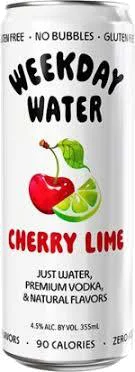 Weekday Cherry Lime No Bubbles Water