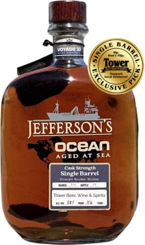 Jeffersons Ocean Aged At Sea Cask Strength Tower Pick