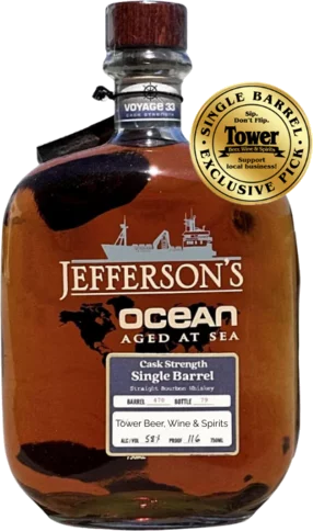 Jeffersons Ocean Aged At Sea Cask Strength Tower Pick