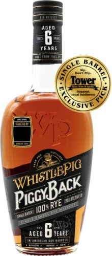 Whistlepig Piggyback 6yr Rye Single Barrel Tower