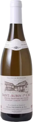 Sur Le Sentier Du Clou Henri Prudhon & Fils Saint Aubin Blanc 1er Cru