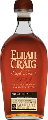 Elijah Craig Private Barrel Bourbon Store Pick 8yr 121 Proof