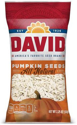 David Roasted and Salted Pumpkin Seeds