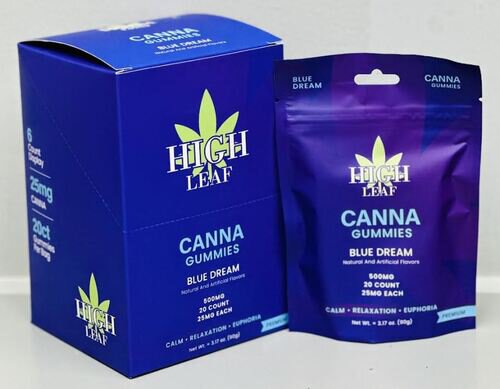 High Leaf Canna Gummies Blue Dream 500mg