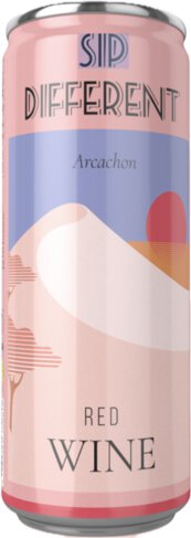 Sip Different, Bordeaux Rouge MERLOT (CAN/250ml) - France, Bordeaux -ORGANIC- VEGAN