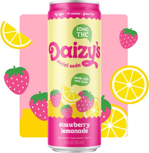 Daisy's Strawberry Lemonade 10mg single