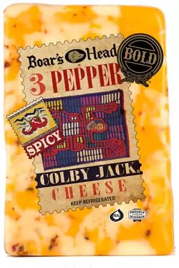 BOARS HEAD 3 PEPPER COLBY 