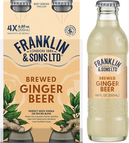 FRANKLIN & SON GINGER BEER 4PK