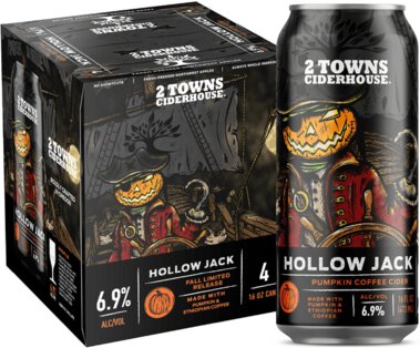 2 Towns Ciderhouse Hollow Jack Pumpkin Coffee Cider