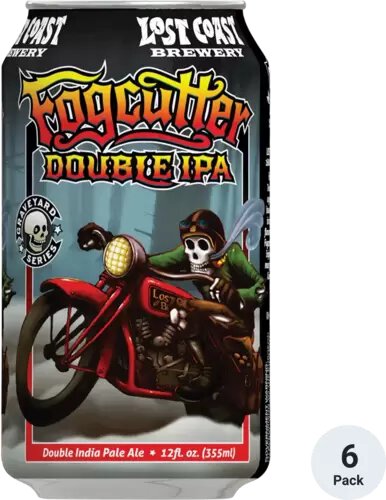 Lost Coast Fogcutter Double IPA 6 Pack Cans
