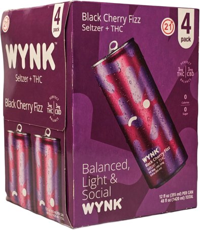 Wherehouse Bev Inc Wynk Black Cherry 3 MG THC