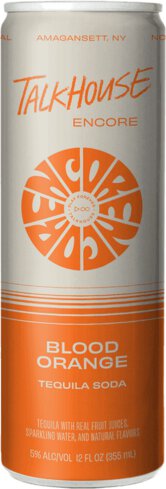 Talkhouse Encore Blood Orange Tequila Soda Can