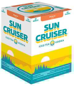 Sun Cruiser Peach Iced Tea & Vodka 4pk