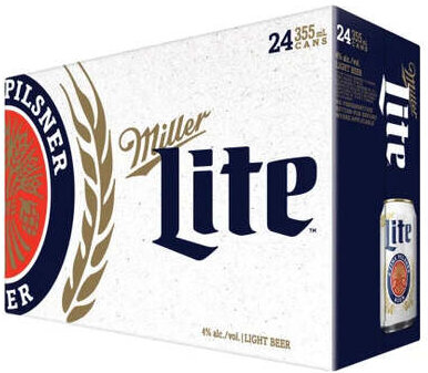 Miller Lite Cans