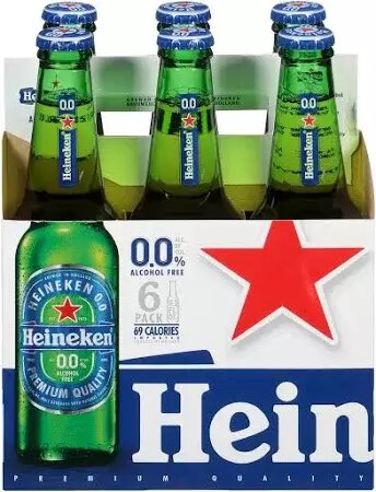 Heineken 0.0 NA Beer 12oz 6pk Bottles