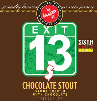 FLYING FISH EXIT 13 CHOCOLATE STOUT CANS