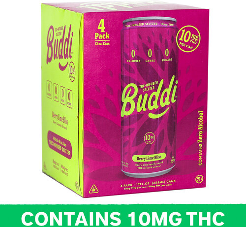 Buddi Berry Lime Bliss 10mg THC Seltzer