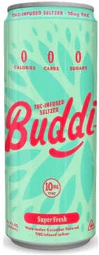 Buddi Super Fresh 10mg THC Seltzer