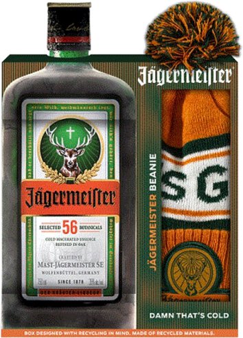 Jagermeister Gift Set With Winter Beanie