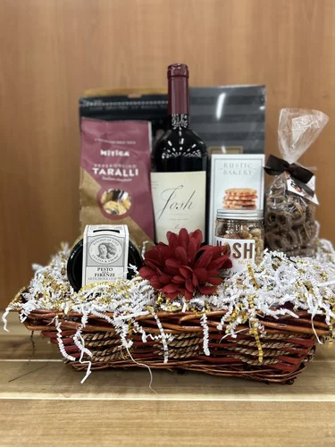 Gourmet Wine Basket - Josh Merlot