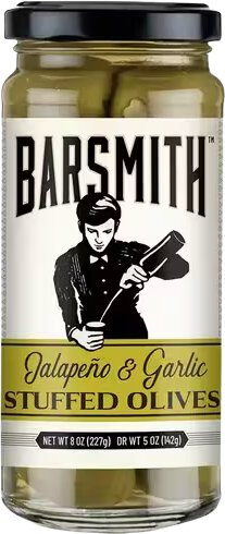 Barsmith Garlic And Jalepeno Stuffed Olives