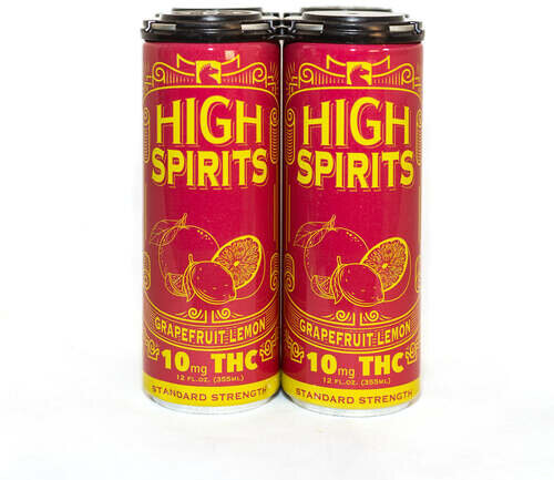 High Spirits Thc 10mg Grapefruit Lemon