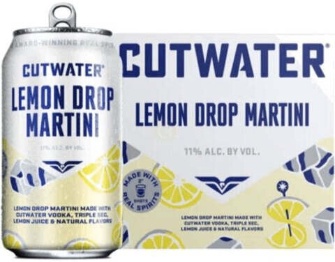 Cutwater Lemon Drop Martini (4-Pack) Cans