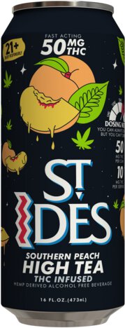 ST Ides Southern Peach 50mg THC High Tea