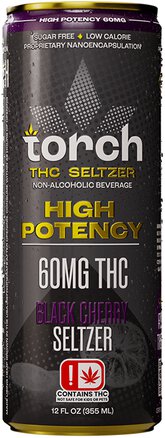 Torch Black Cherry High Potency 60mg THC Seltzer