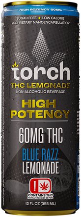 Torch Blue Razz Lemonade High Potency 60mg THC