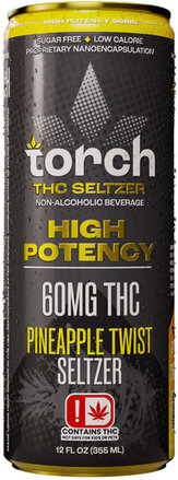 Torch Pineapple Twist High Potency 60mg THC Seltzer