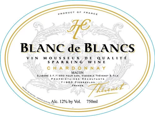 Domaine Thevenet Brut Blanc De Blancs Burgundy France